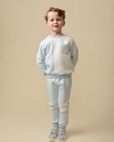 Caramelo Kids Blue & White Tracksuit