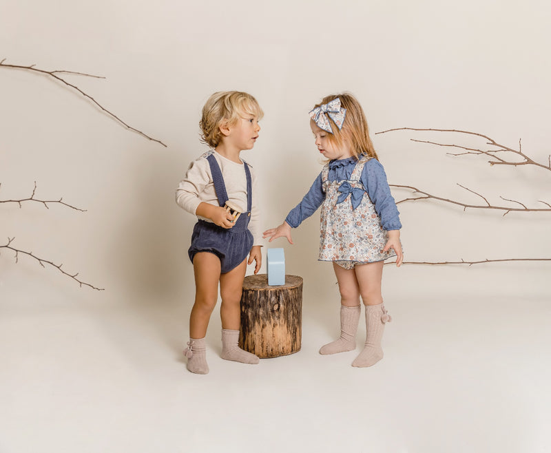 CALAMARO Blue & Floral 3 Piece Set