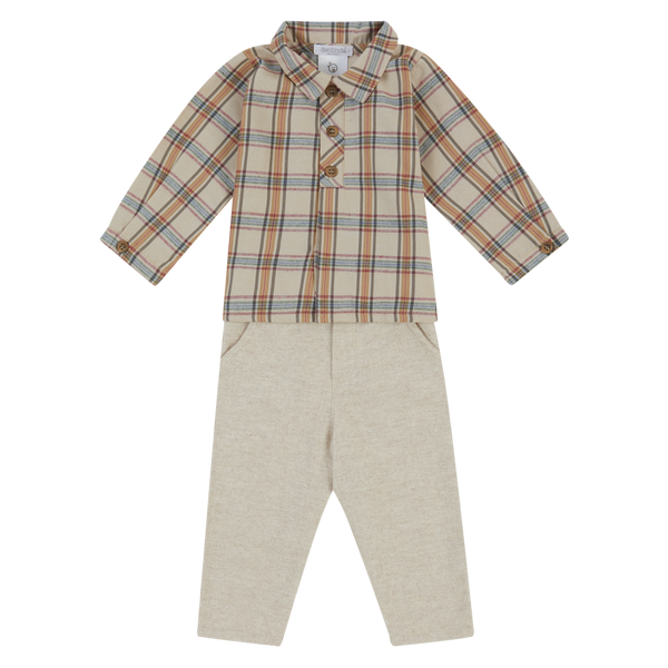 Beige Trouser Set