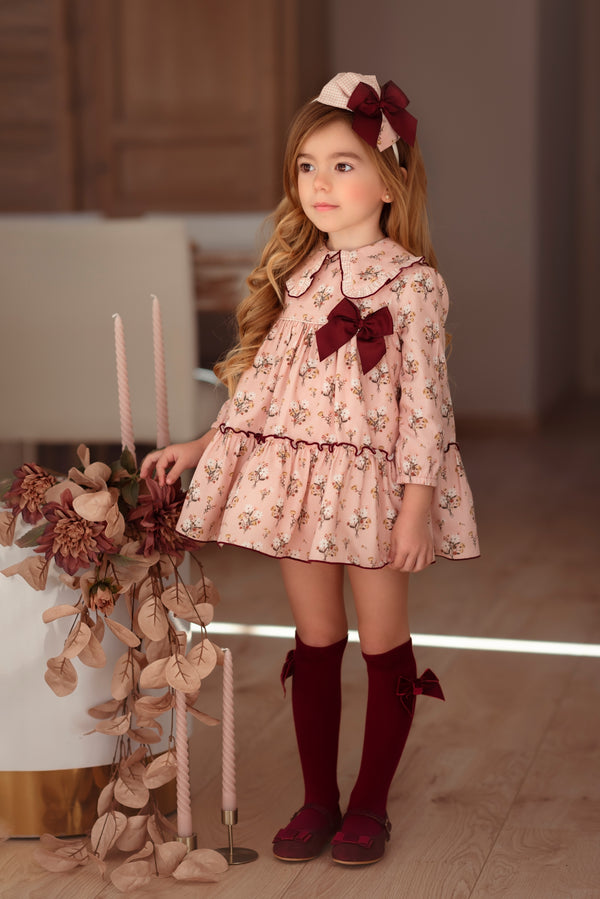 MIRANDA Pink Floral Dress