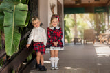 MIRANDA Red Tartan Dress