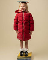 Red Bow Puffer Coat