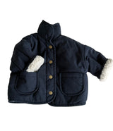 LPL Navy Teddy Coat