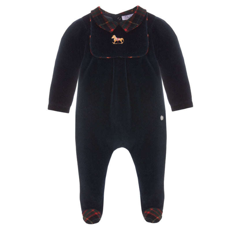 PATACHOU Navy Babygrow
