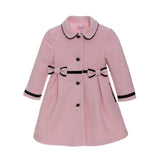 PATACHOU Pink & Black Boucle Coat