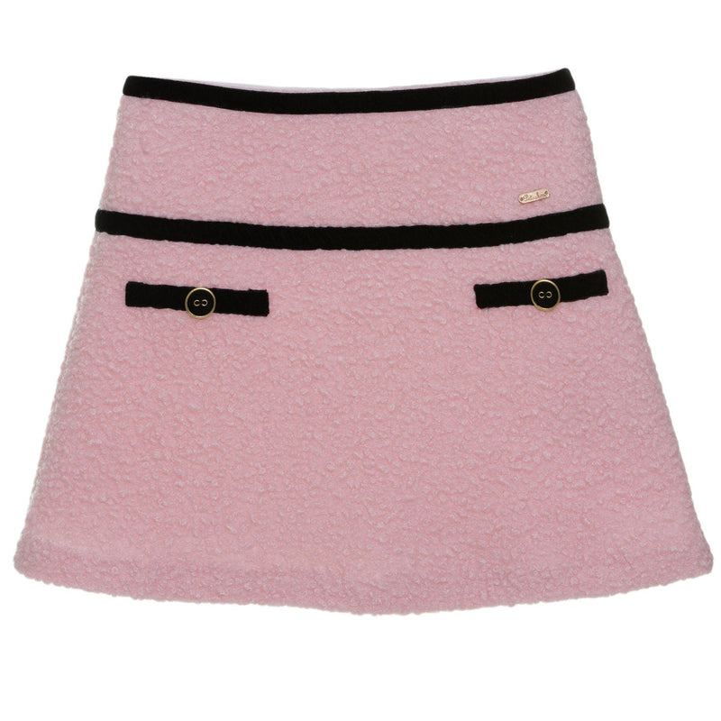 PATACHOU Pink Boucle Skirt