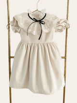 Ivory Velvet Dress