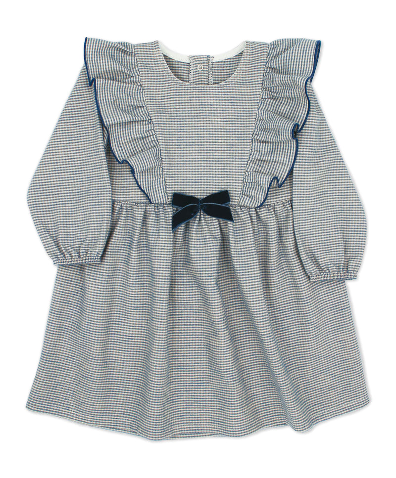 RAPIFE Navy Check Dress