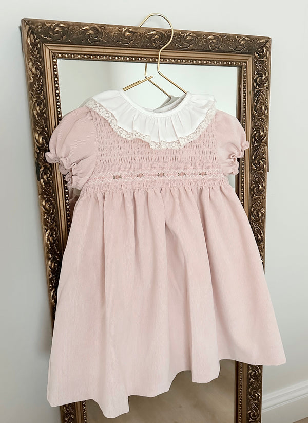 Pink Smocked Dress