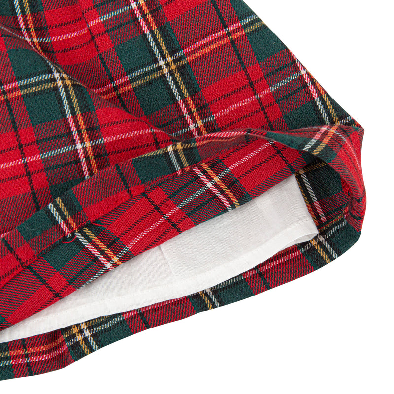 TUTTO PICCOLO Red Tartan Dress