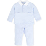 TUTTO PICCOLO Blue Trouser Set