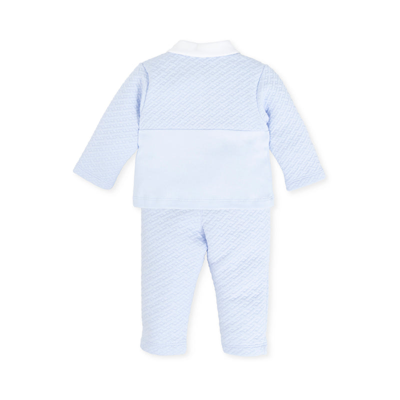 TUTTO PICCOLO Blue Trouser Set