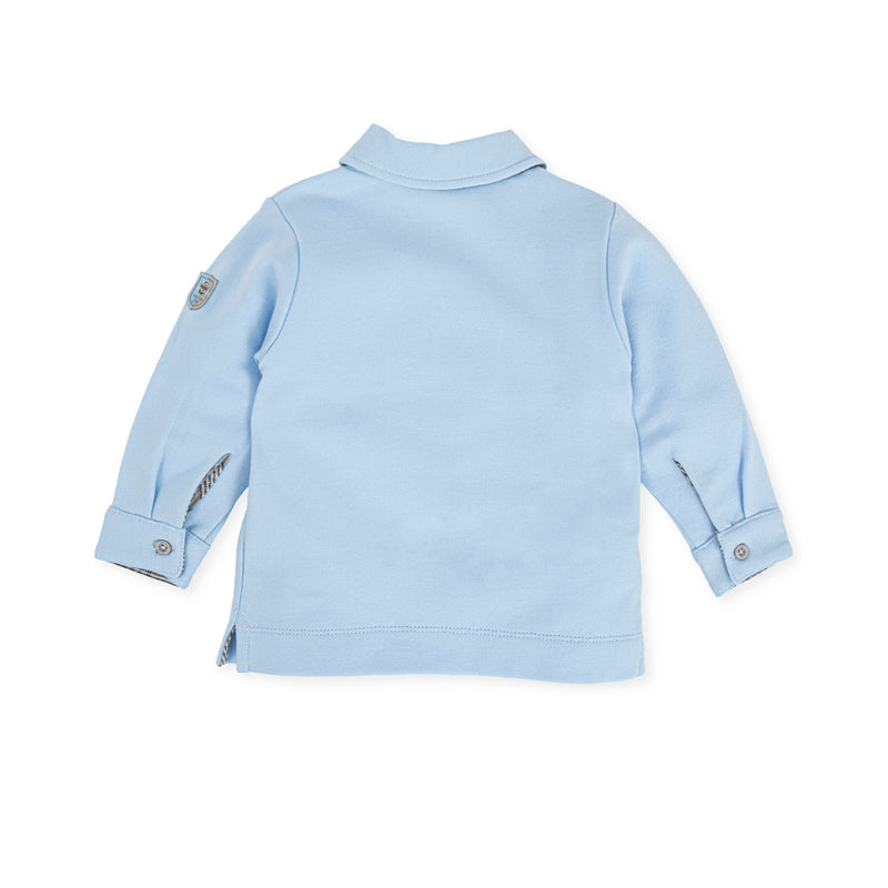 TUTTO PICCOLO Blue Polo Jumper