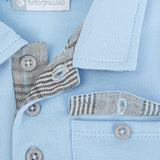 TUTTO PICCOLO Blue Polo Jumper