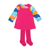 AGATHA Pink Dress with Tights