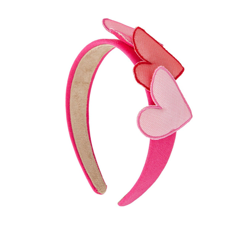 AGATHA Pink Heart Hairband