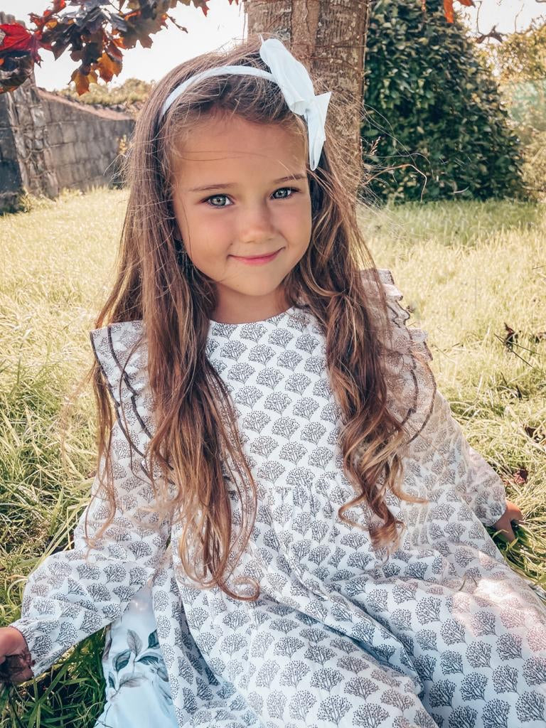BABIDU Ivory Print Dress