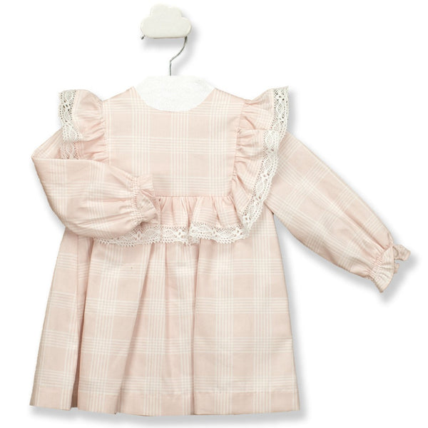 BABIDU Pink Check Dress