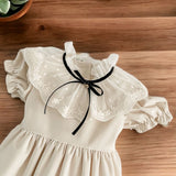 Ivory Velvet Dress
