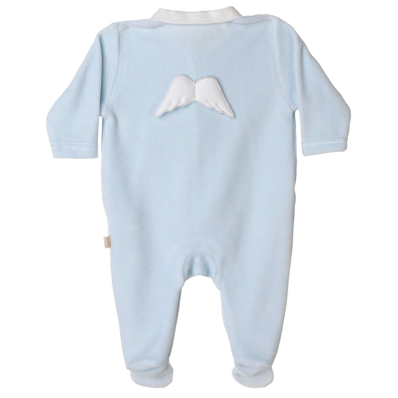 BABY GI Blue Angel Wing Baby Grow