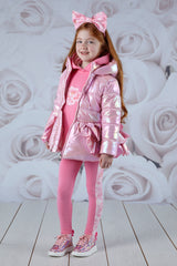 ADEE Pink Shimmer Coat