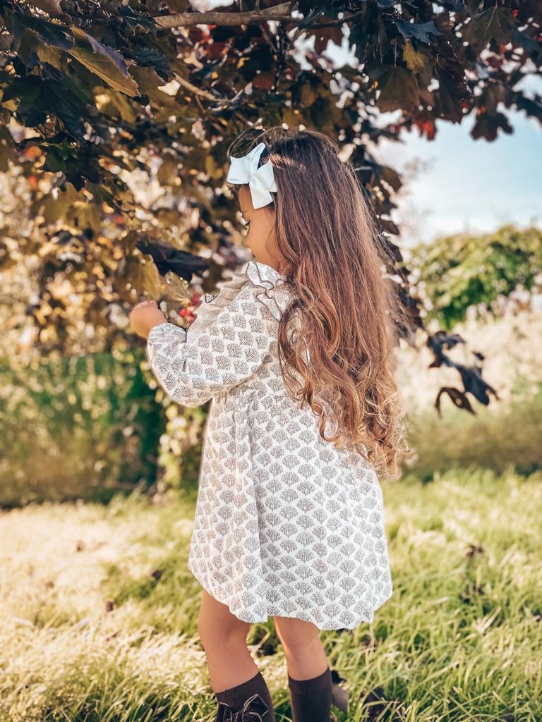 BABIDU Ivory Print Dress
