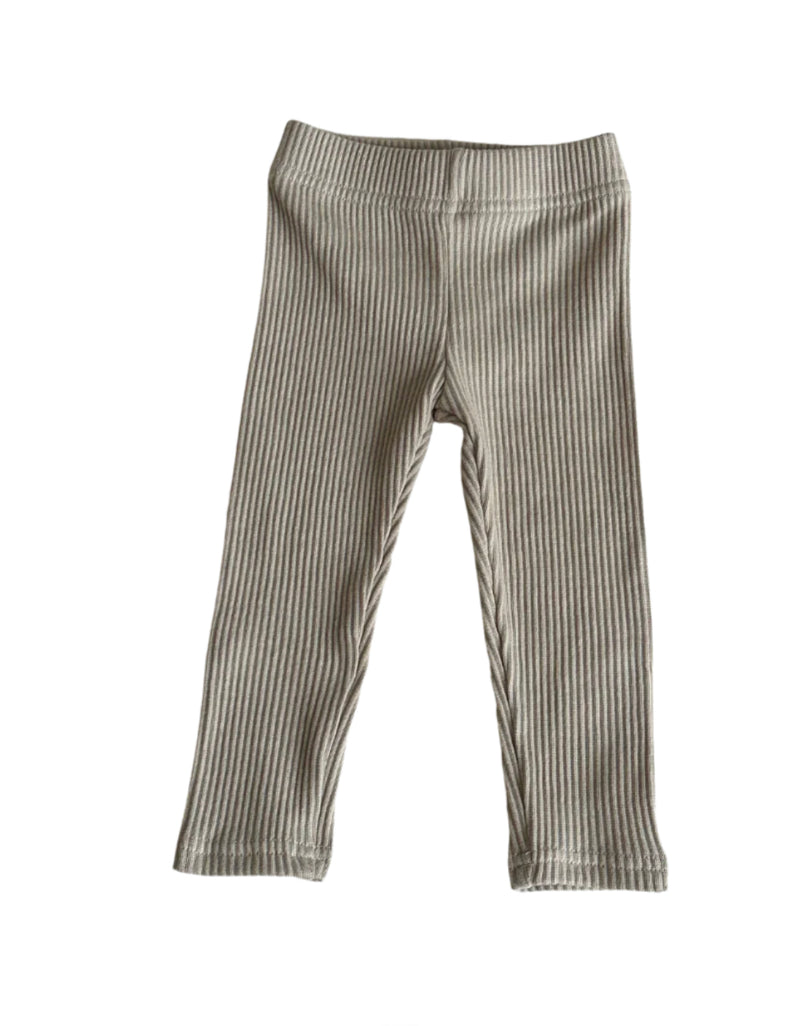 LPL Ribbed Leggings - Light Beige