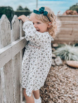 BABIDU Ivory Floral Dress