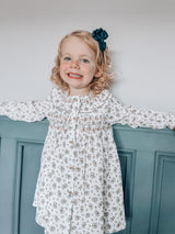 BABIDU Ivory Floral Dress