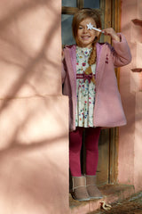 TUTTO PICCOLO Pink Hooded Coat