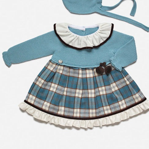 JULIANA Blue Knitted Dress