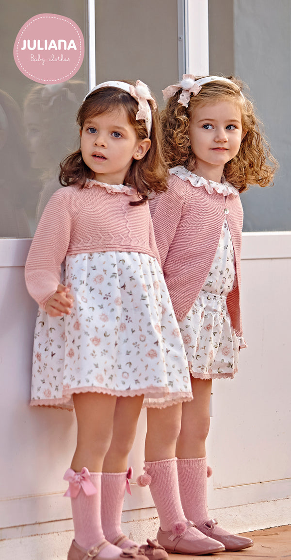 JULIANA Pink Knitted Dress