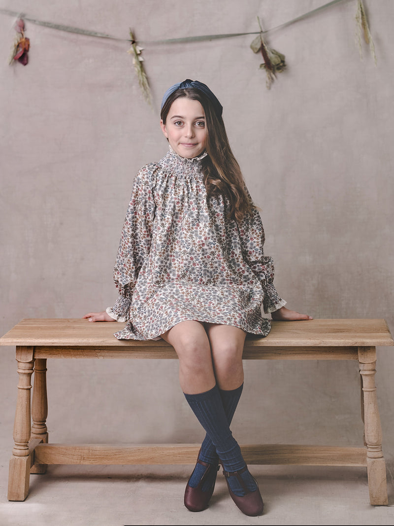Winter Floral Dress