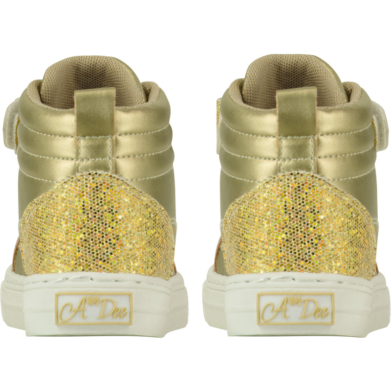 ADEE Glitzy Gold Hightops