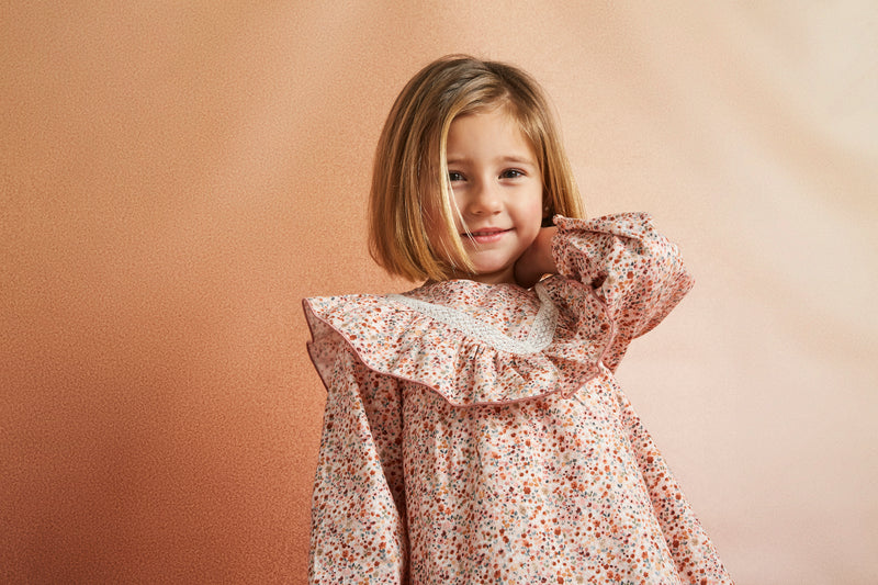 BABIDU Pink Floral Dress