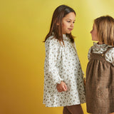 BABIDU Ivory Floral Dress