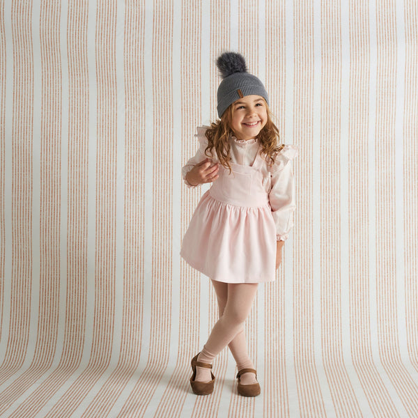 BABIDU Pink Pinafore Set