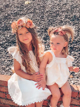 Ivory broderie anglaise romper