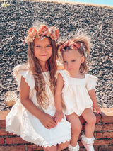 Ivory broderie anglaise romper