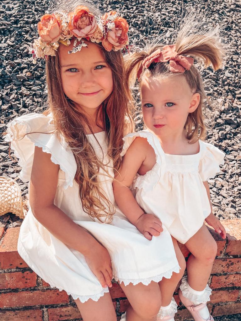 Ivory broderie anglaise romper