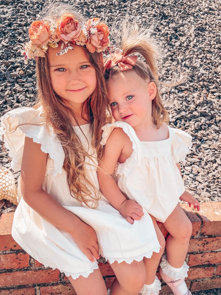 Ivory broderie anglaise romper