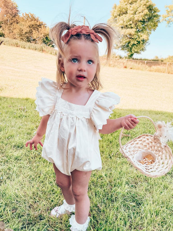 Ivory broderie anglaise romper