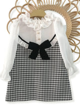 Black & White Dogstooth Dress