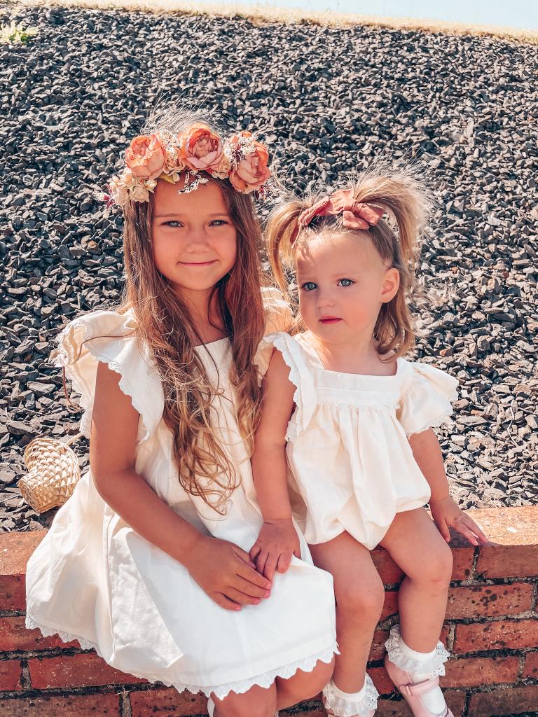 Ivory broderie anglaise romper