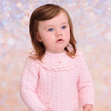 SARAH LOUISE Pink Knitted Dress