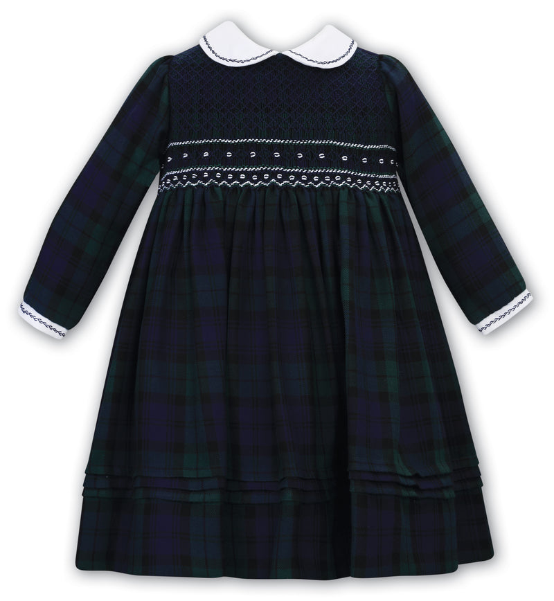 SARAH LOUISE Green Tartan Dress