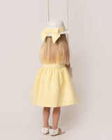 CARAMELO KIDS Yellow Linen Dress (to 8 years)