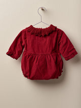 WEDOBLE Burgundy Corduroy Romper
