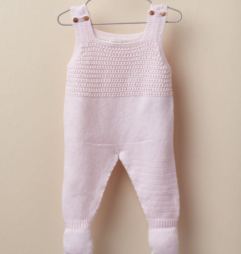 WEDOBLE Pink Knitted Dungaree
