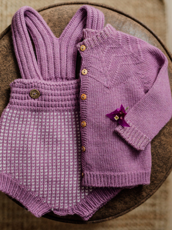 WEDOBLE Purple Knitted Shorts